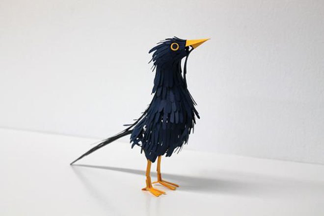 green design, eco design, sustainable design, paper sculptures, Diana Beltran Herrera, paper birds, Hanni Bkartlaid