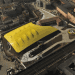 Enzo Ferrari Museum, birds eye, Ferarri, italy, cars, automobile, yellow, modern, photovoltaic, geothermal, flashy, bold, windows, energy savings, funky