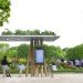 Escale Numérique, Mathieu Lehanneur, jcdecaux, paris, wifi station, green roof, digital break, internet station