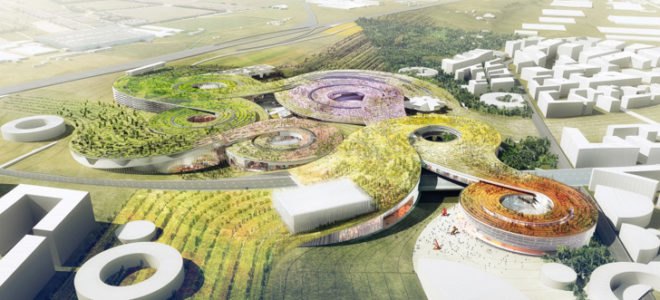 Europa City, Manuelle Gautrand, green architecture, cultural center
