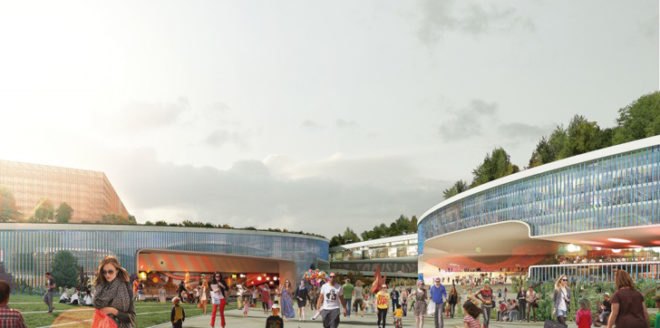 Europa City, Manuelle Gautrand, green architecture, cultural center