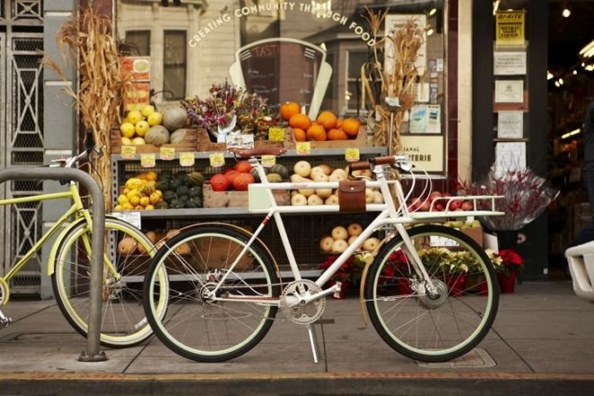 Faraday Porteur, electric bicycle, Faraday Bicycles, e-bike, Porteur e-bike, green transportation, Oregon Manifest, lithium-ion battery, bicycle,