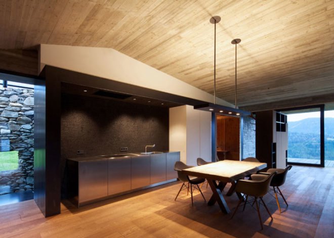 Bergmeister Wolf Architects, farm homes, italian homes, adaptive reuse, historic preservation architecture, stone architecture, green roof, charred wood construction