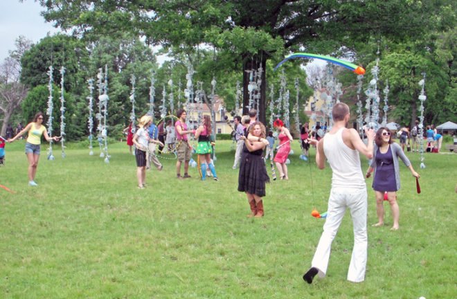 green design, eco design, sustainable design, FIGMENT, Jason Klimoski, Lesley Chang, Head in the CLouds, City of Dreams Pavilion, Governor's Island, art festival, recycled materials, recycle art, eco art, Ed Blumer, Pete Storey, For Rent, MTWTHFSS, Fodder Form Pavilion, HuycKurlanDowling, recycled boat sails, recycled toilet paper tubes, SAMPLES, A cloud in a Tree