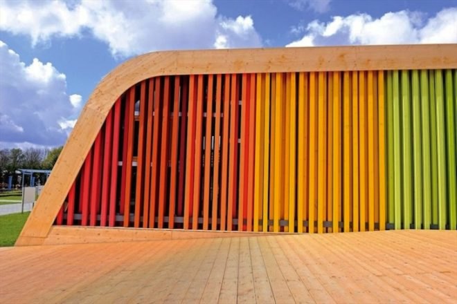 Pulgon Diseño, Spain, pavilion, Floriade 2012, Venlo, The Netherlands, Cradle to Cradle, C2C, design, green design, botanical, recycled materials, eco-design, sustainable design, horticultural expo, timber, flora