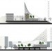 Fokka, Arto Ollila, indoor park, helsinki, mixed-use development, glass pyramid,