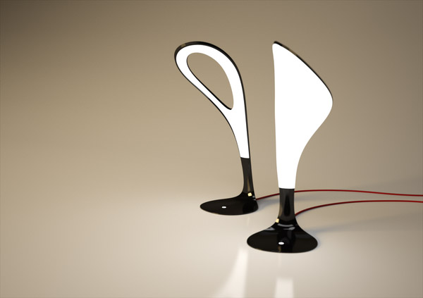 Gergő Kassai Motion Lamp, LED lighting, green design