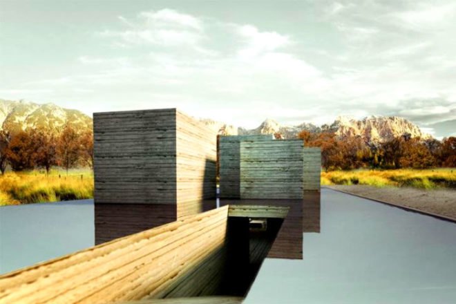 HOUS.E+, house plus, self sufficient house, Polifactory, rammed earth, net plus house, eco home concept