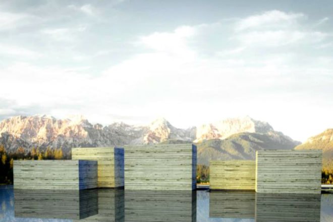 HOUS.E+, house plus, self sufficient house, Polifactory, rammed earth, net plus house, eco home concept
