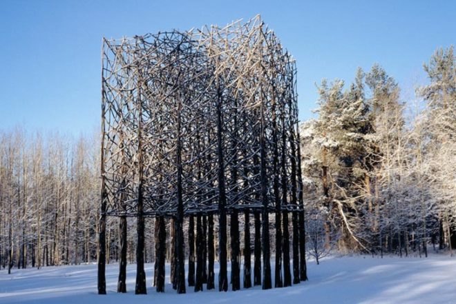 Jaakko Pernu, finland, Oulu, willow, public sculptures, biodegradable materials, temporary, branches, Botanical, Green Materials, Urban design, Recycling / Compost, Landscape Architecture
