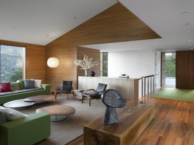 Kentfield Hillside Residence, Turnbull Griffin Haesloop, green roof, green home, eco home, living roof, sustainable home, bay area