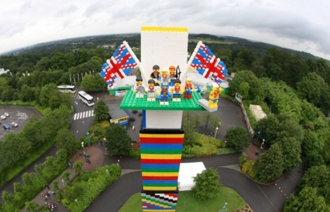 barrel organ, builders of sound, lego organ, LEGOs, Serviceplan, star wars, star wars 3d, star wars theme, legoland, legoland windsor, world's tallest lego tower, LEGO tower, world record lego tower,