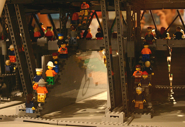 LEGO model, LEGO Stadium, LEGO building, Olympic Stadium, London Olympics, London Olympic Stadium, 2012 Summer Olympics, Westfield Shopping mall