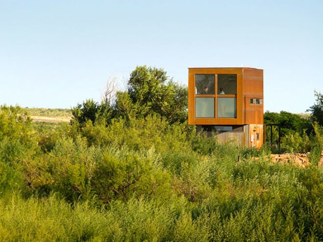 Marfa 10x10, Candid Rogers Architect, marfa, tiny house, micro house, small space living,