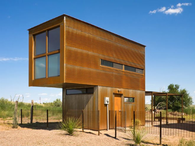 Marfa 10x10, Candid Rogers Architect, marfa, tiny house, micro house, small space living,