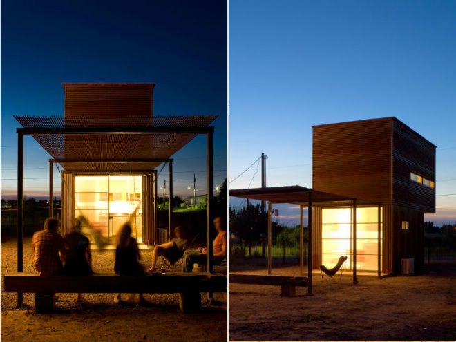 Marfa 10x10, Candid Rogers Architect, marfa, tiny house, micro house, small space living,