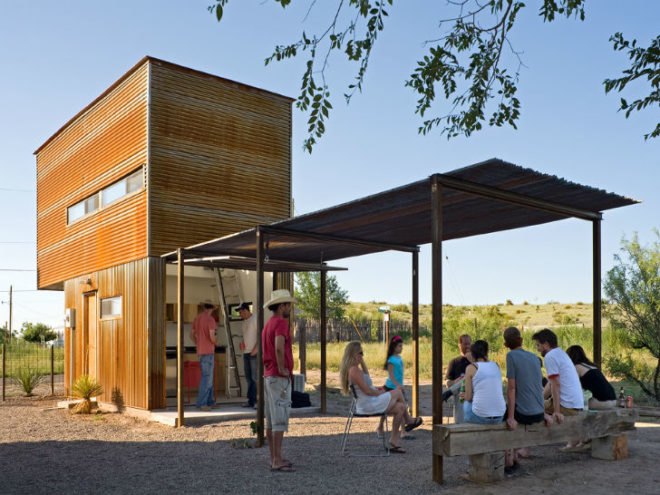Marfa 10x10, Candid Rogers Architect, marfa, tiny house, micro house, small space living,