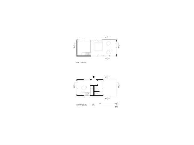 Marfa 10x10, Candid Rogers Architect, marfa, tiny house, micro house, small space living,