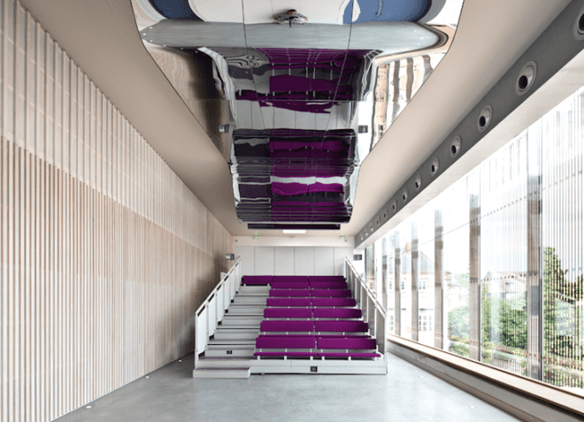 France, Normany, Louviers Music School, glazing, green renovation, green design, 17th century building, sustainable design, eco-design, landscape rehabilitation, renovation, convent