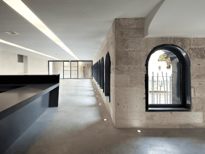 France, Normany, Louviers Music School, glazing, green renovation, green design, 17th century building, sustainable design, eco-design, landscape rehabilitation, renovation, convent