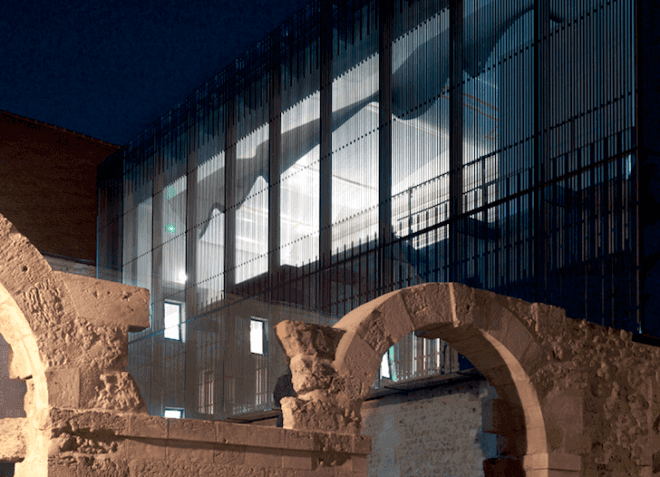 France, Normany, Louviers Music School, glazing, green renovation, green design, 17th century building, sustainable design, eco-design, landscape rehabilitation, renovation, convent