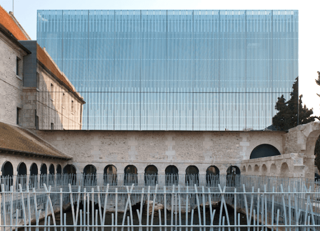 France, Normany, Louviers Music School, glazing, green renovation, green design, 17th century building, sustainable design, eco-design, landscape rehabilitation, renovation, convent
