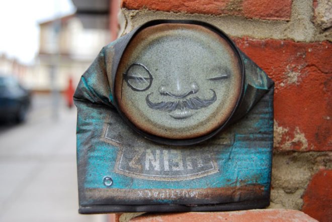 green design, eco design, sustainable design, My Dog Sighs, Recycled cans, street art, FreeArtFriday, eco-art, found art