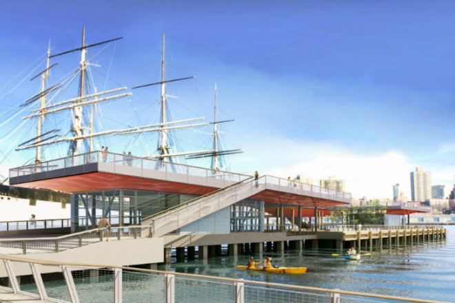 Pier 35, EcoPark, SHoP Architects, east river waterfront esplanade, landscape architecture, urban green space