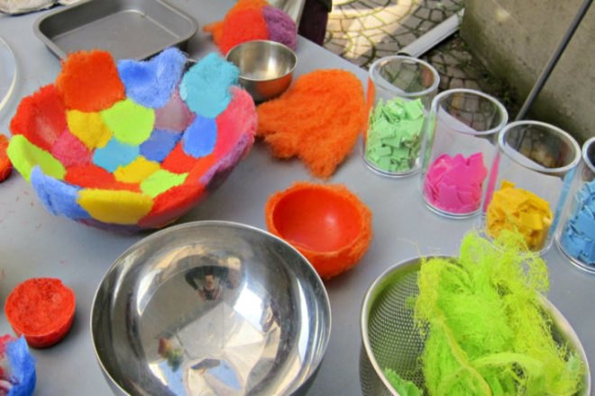 Polyfloss Factory, polyfloss, artisan recycling, plastic recycling, diy recycling, recycling initiatives,