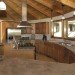 interior rooms in a round home, circular kitchen, round houses