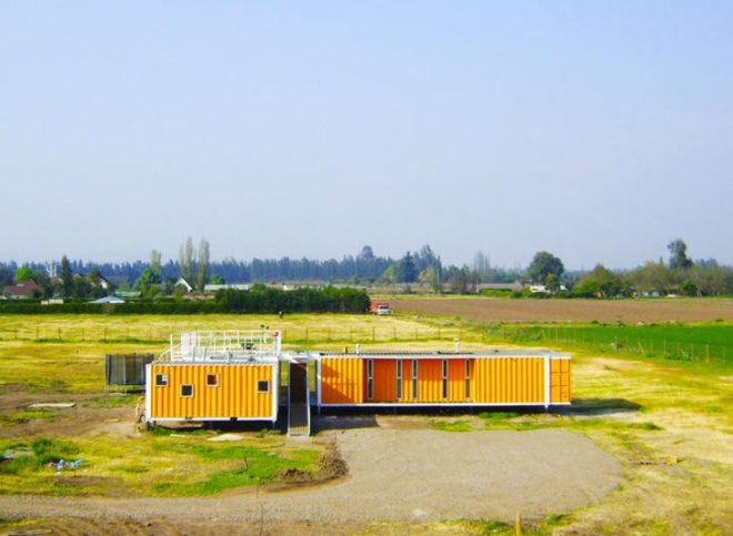 Project ARQtainer's House Liray, Project ARQtainer, House Liray, earthquake proof architecture, shipping container architecture, prefab architecture, green design, shipping container design, shipping container homes