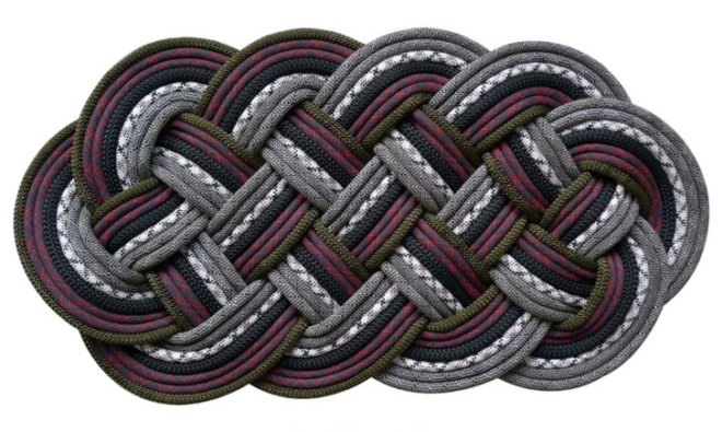 SerpentSea Rugs, Sophie Aschauer, marine rope, recycled materials, green interiors, sustainable design, green design, sustainable furniture, green textiles, sailing knot rug, nautical housewares