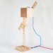 Shigeki Yamamoto, playful lamp, wooden lamp, customizable, Spiellampe, humorous design, DIY, Interactive Objects, Green Lighting