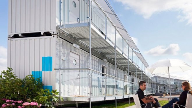 green design, eco design, sustainable design, Snoozebox, Shipping container hotel, London Olympics 2012, portable hotel, cargotecture, pop up hotel