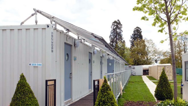 green design, eco design, sustainable design, Snoozebox, Shipping container hotel, London Olympics 2012, portable hotel, cargotecture, pop up hotel