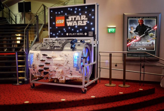 barrel organ, builders of sound, lego organ, LEGOs, Serviceplan, star wars, star wars 3d, star wars theme