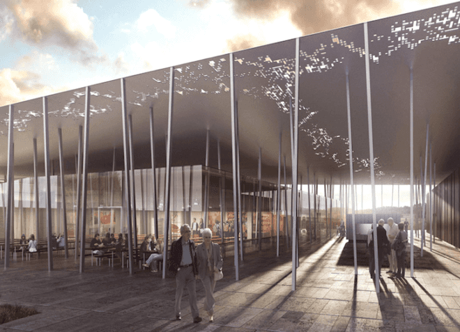 Denton Corker Marshall, Visitor Center, Green Renovation, World Heritage Site, Stonehenge, Wiltshire County, UK, green design, sustainable design, eco-design, social design, historical preservation, Heritage Lottery Fund