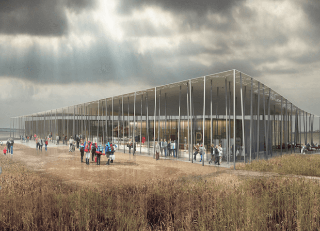 Denton Corker Marshall, Visitor Center, Green Renovation, World Heritage Site, Stonehenge, Wiltshire County, UK, green design, sustainable design, eco-design, social design, historical preservation, Heritage Lottery Fund