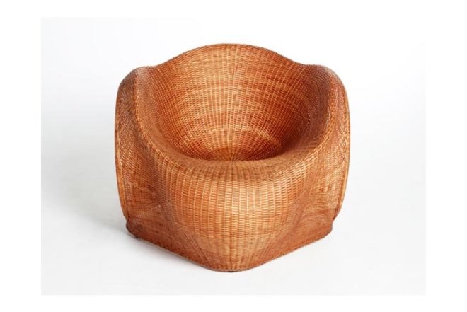 Botanical, green furniture, Green Materials, Studio Eggpicnic, mimbre, wicker, amalia seat, organic lines, curvaceous, Chimbarongo, chile