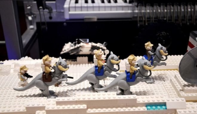 barrel organ, builders of sound, lego organ, LEGOs, Serviceplan, star wars, star wars 3d, star wars theme