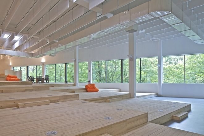 Dijon, France, Teletech, MVRDV, adaptive reuse, green renovation, daylighting, skylights, green design, sustainable design, eco-design, call center