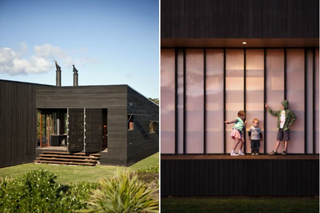 Tutukaka House, Crosson Clarke Carnachan, vacation home, beach home, eco home, daylighting, moveable shutters, new zealand