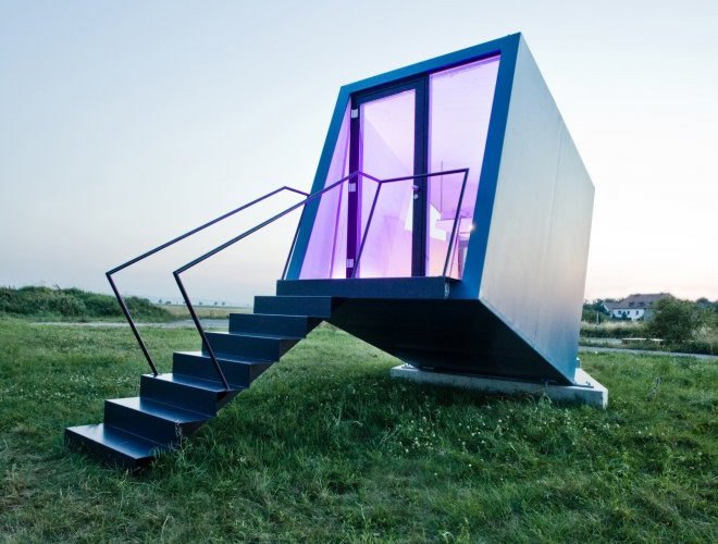 micro hotel, green building, Austrian hotel, mobile building, parametric building, tiny hotel, tiny home