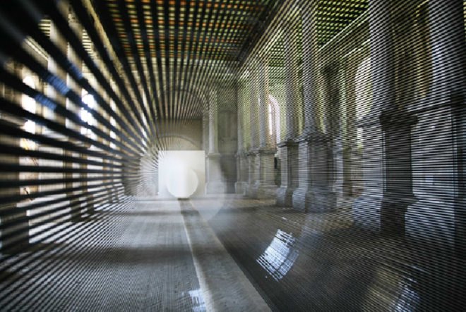 art, green art, recycled art, tape art, recycled tape, recycled materials, vhs tape, magnetic tape, lithuanian artist, lithuanian art, venice biennale, zilvinas kempinas, green design, eco design, sustainable design, eco art, sustainable art