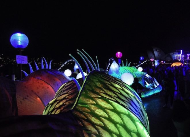 Follow the current, Sydney, Australia, anglerfish, Group D, creative collective, design, art, light, custom-made design, green design, sustainable design, eco-design, bicycles