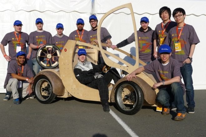 Aston University, Shell,shell eco marathon challenge, green transportation, cardboard car, hydrogen car, green car, plywood car