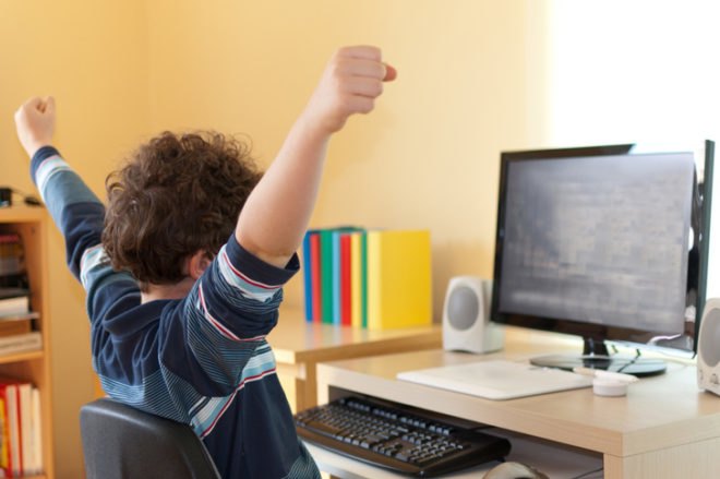 boy on computer, kid at desktop, boy at desktop, boy at desktop computer, boy and pc computer,