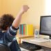 boy on computer, kid at desktop, boy at desktop, boy at desktop computer, boy and pc computer,