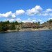Skaara Architekter, Bulhomen Cabin, Oslo, Norway, green roof, living room, green renovation, cabin, waterside, green design, sustainable design, eco-design