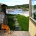 Skaara Architekter, Bulhomen Cabin, Oslo, Norway, green roof, living room, green renovation, cabin, waterside, green design, sustainable design, eco-design